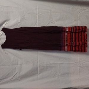 Women's WNY maroon maxi dress size 10
